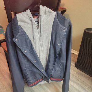 Obey Navy Varsity Lover Jacket  (New with tags)  (Womens XL)